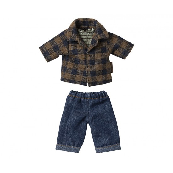 Far mus i denim bukser Maileg Far mus i denim bukser Maileg
