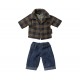 Far mus i denim bukser Maileg Far mus i denim bukser Maileg