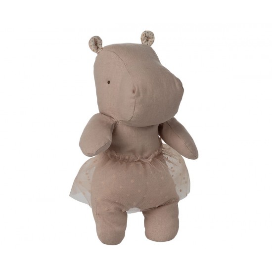 Safari friends Flodhest med tylskørt Lys rosa 23cm Maileg Safari friends Flodhest med tylskørt Lys rosa 23cm Maileg