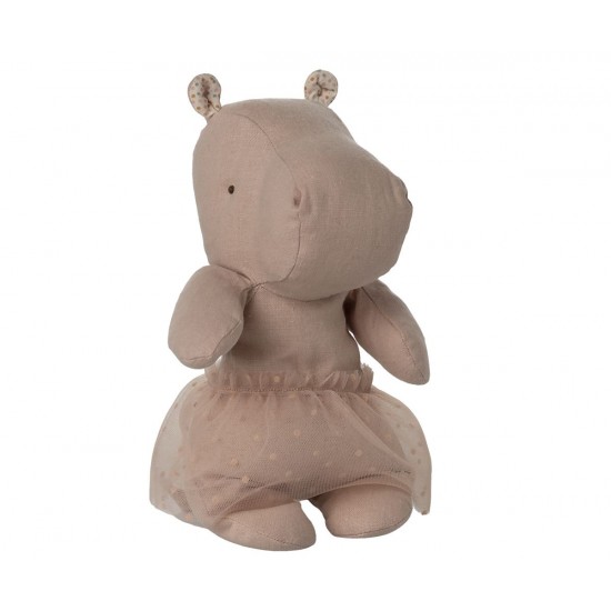 Safari friends Flodhest med tylskørt Lys rosa 23cm Maileg Safari friends Flodhest med tylskørt Lys rosa 23cm Maileg