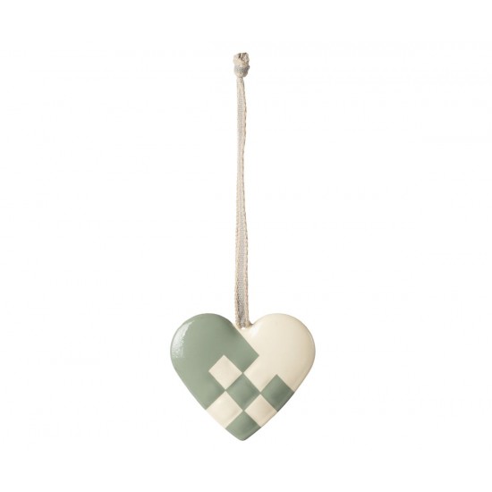 Metal ornament Lille hjerte Maileg Mint Metal ornament Lille hjerte Maileg Mint