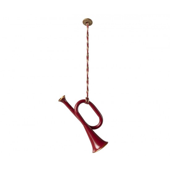 Metal ornament Trompet Maileg Red Metal ornament Trompet Maileg Red