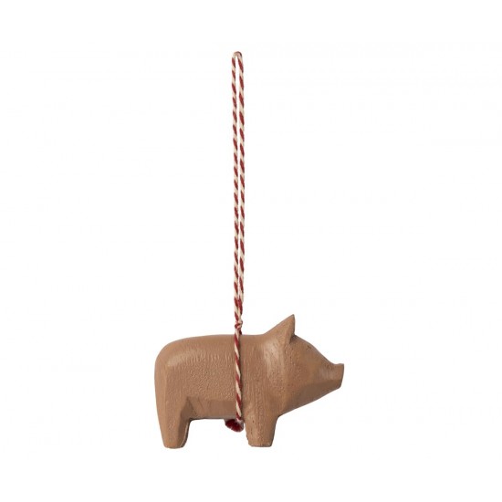 Træ Ornament gris old rose Maileg Træ Ornament gris old rose Maileg