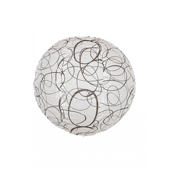 Cirkel Rispapir pendel Ø35cm (48) Cirkel Rispapir pendel Ø35cm (48)