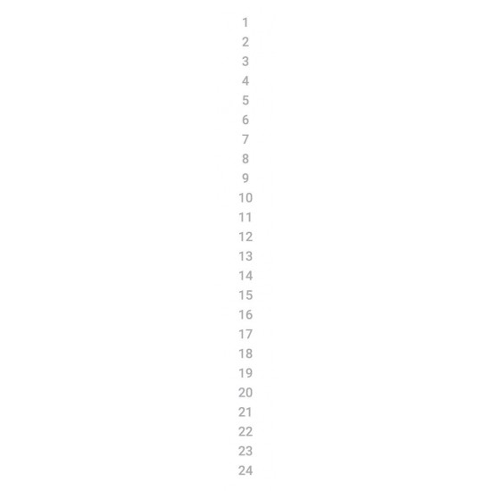 Sølv Kalender Tal 1-24 til at sætte på Lys Sølv Kalender Tal 1-24 til at sætte på Lys