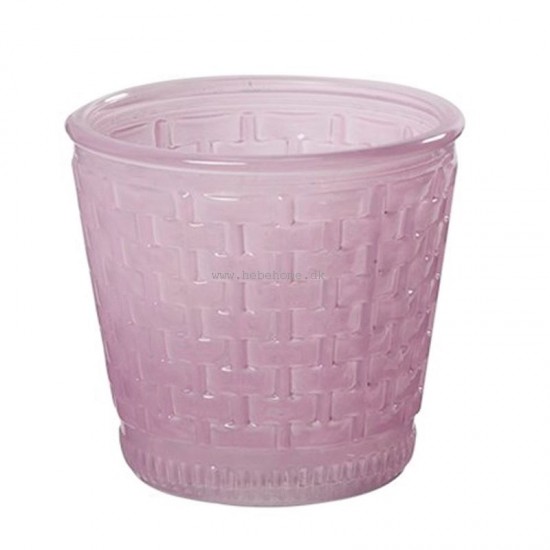 Lyserød Glas potte Lyserød Glas potte