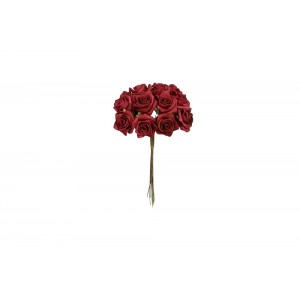 144 stk bordeaux Roser 3,5 cm i skum 144 stk bordeaux Roser 3,5 cm i skum