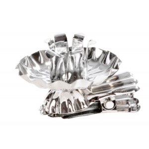 Kertelysholder med clips Sølv 4.8cm Kertelysholder med clips Sølv 4.8cm