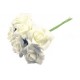 96 stk Hvide Roser 6 cm i skum