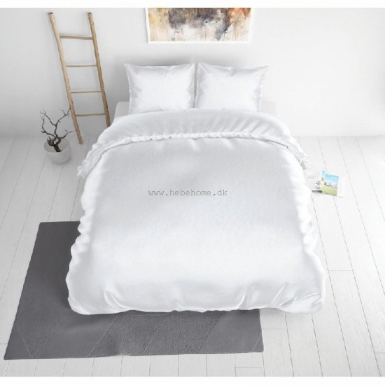 Sengetøj Silke Satin bredde 240 cm - Hvid micropercal Sengetøj Silke Satin bredde 240 cm - Hvid micropercal