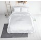 Sengetøj Silke Satin bredde 240 cm - Hvid micropercal Sengetøj Silke Satin bredde 240 cm - Hvid micropercal
