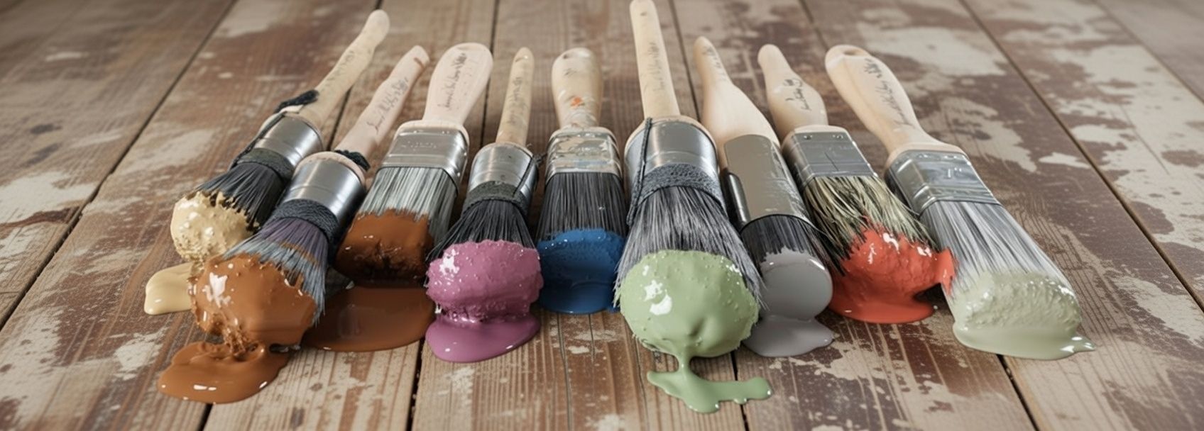 vintage paint kalkmaling