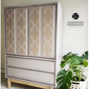 Decor Transfer Kacha Gold damask 60x88cm Decor Transfer Kacha Gold damask 60x88cm
