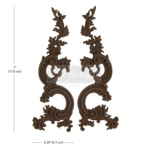 Decor Poly ornament Scroll Enrich B17.8cm Decor Poly ornament Scroll Enrich B17.8cm