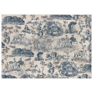 Decoupage Toile de Jouy 59x84cm Decoupage Toile de Jouy 59x84cm