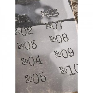 Stencil med håndlavede Numre Stencil med håndlavede Numre