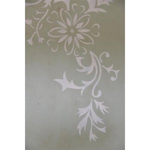 Stencil - Stor blomst  Stencil - Stor blomst