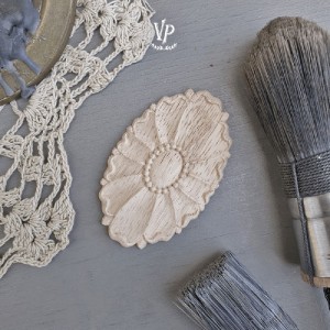 Oval Træ ornament 5x8cm Oval Træ ornament 5x8cm