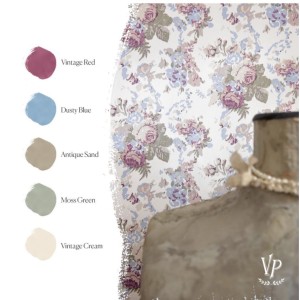 Vintage Tapet - Roses forever