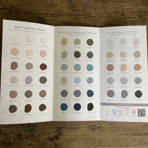 Kalkmaling Farvekort ALLE 69 farver - Trykt - Vintage Kalkmaling Kalkmaling Farvekort ALLE 69 farver - Trykt - Vintage Kalkmaling