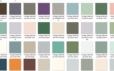 Online Farveprøver på Vintage Kalkmaling - Alle farver