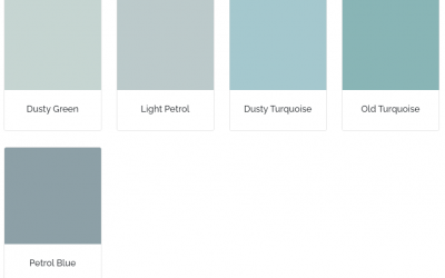 Kalkmaling - Turkis og Petrol farver Kalkmaling - Turkis og Petrol farver