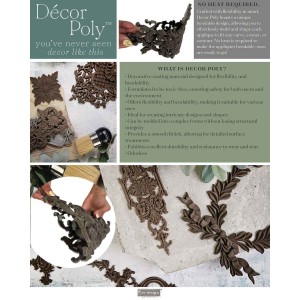 Decor Poly hjørneprofiler Intricate Grace 17x17cm Decor Poly hjørneprofiler Intricate Grace 17x17cm