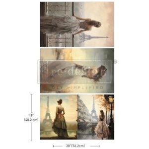 Decoupage Papir - Bridal bliss 1 ark 48x76cm 