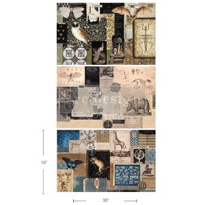 Decoupage Papir - Mystic Manuscripts 1 ark 48x76cm 
