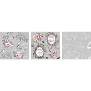 Transfer Hokus Pokus - 1837 - 3 ark 30x30cm