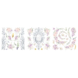 Transfer Hokus Pokus - Poems - 3 ark 30x30cm