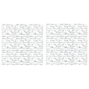 Transfer Hokus Pokus - My Diary - Silver - 2 ark 30x30cm