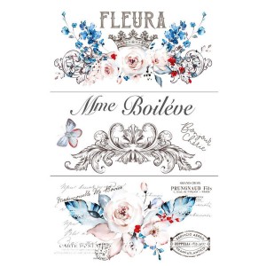 Transfer Hokus Pokus - Fluera de Paris - 3 ark 94x60cm