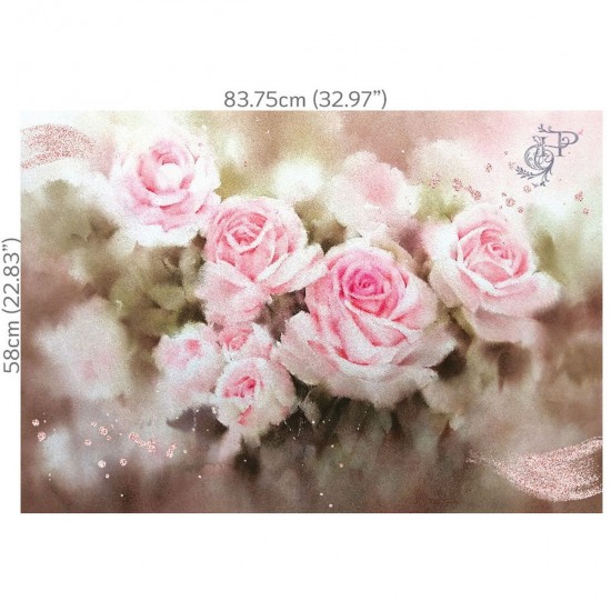 Decoupage Hokus Pokus - English Rose - 1 ark 58x83cm Decoupage Hokus Pokus - English Rose - 1 ark 58x83cm