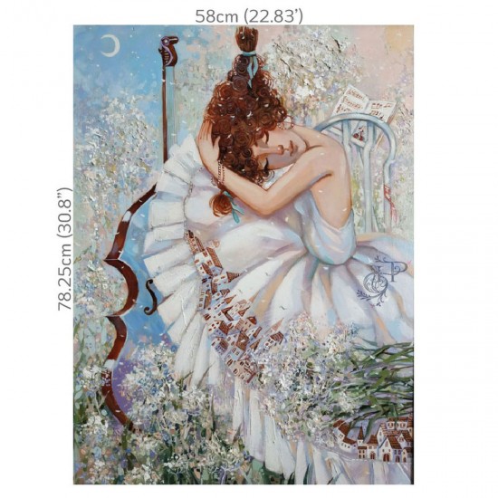 Decoupage Hokus Pokus - Magical Moments - 1 ark 58x78cm Decoupage Hokus Pokus - Magical Moments - 1 ark 58x78cm