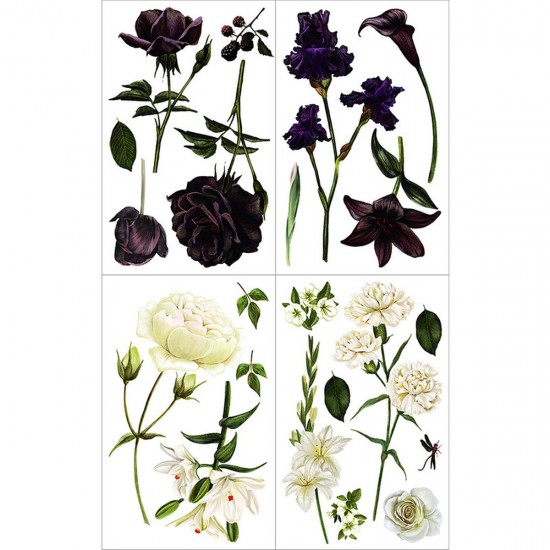 Transfer Hokus Pokus - Midnight Garden - 4 ark 94x60cm Transfer Hokus Pokus - Midnight Garden - 4 ark 94x60cm