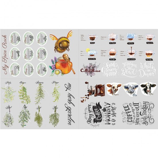Transfer Hokus Pokus - My Kitchen Rules - 4 ark 94x60cm Transfer Hokus Pokus - My Kitchen Rules - 4 ark 94x60cm
