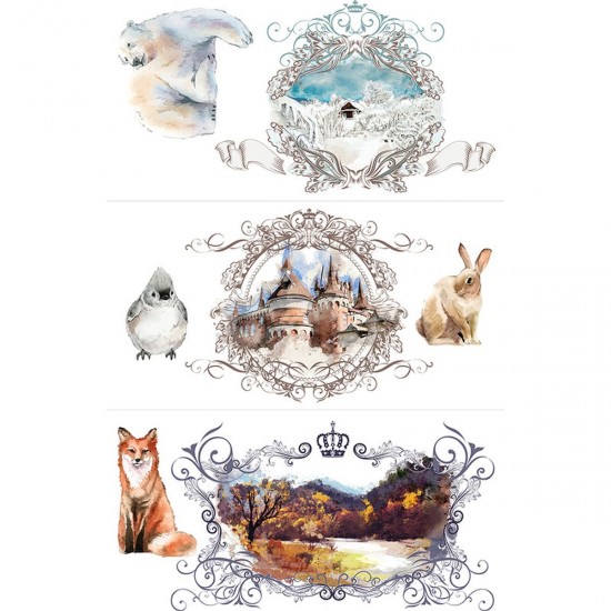 Transfer Hokus Pokus - Seasons - 3 ark 94x60cm Transfer Hokus Pokus - Seasons - 3 ark 94x60cm