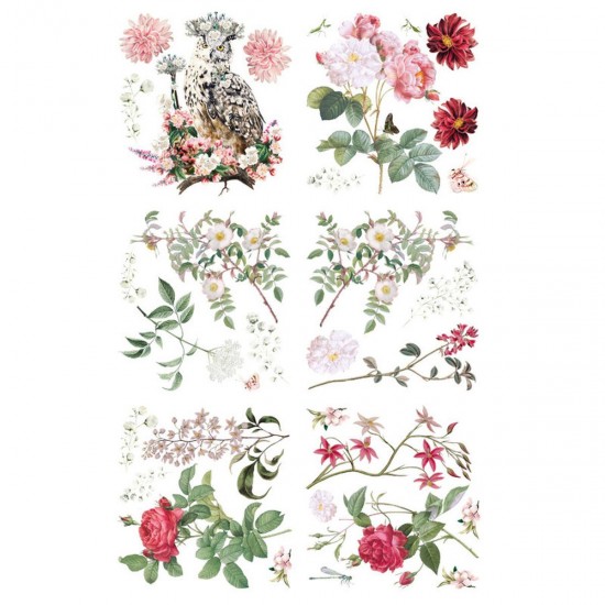 Transfer Hokus Pokus - The Queen - 6 ark 90x90cm Transfer Hokus Pokus - The Queen - 6 ark 90x90cm