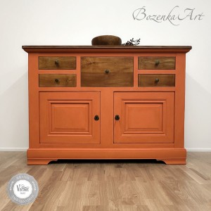 Pretty Peach 700ml Fersken farvet kalkmaling Pretty Peach 700ml Fersken farvet kalkmaling