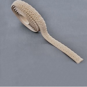 Træornament pynteliste L215cm x 2.3cm Bøjelig træudskæring fra Woodwill