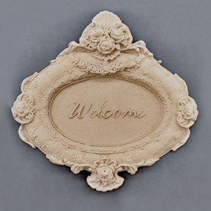 Træ ornament skilt Welcome B16.5cm Bøjelig træudskæring fra Woodwill Træ ornament skilt Welcome B16.5cm Bøjelig træudskæring fra Woodwill