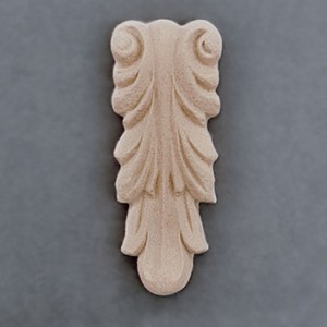 Træ ornament Søjle 6x2cm Bøjelig træudskæring fra Woodwill