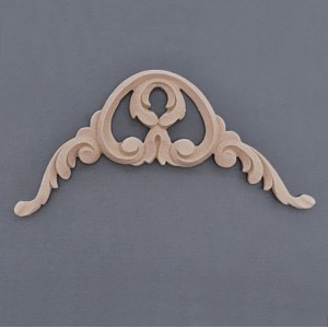 Træornament Hjørne 11.5x17cm Bøjelig træudskæring fra Woodwill