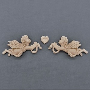 Træornament Engle 7x3cm Bøjelig træudskæring fra Woodwill Træornament Engle 7x3cm Bøjelig træudskæring fra Woodwill