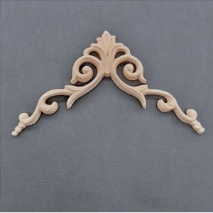 Træornament Hjørne 18x10cm Bøjelig træudskæring fra Woodwill