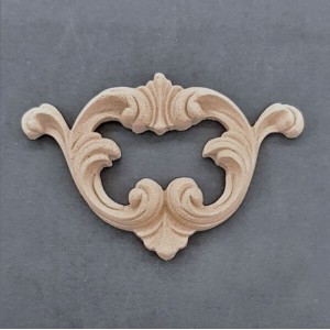 Center ornament B9cm H6cm Bøjelig træudskæring fra Woodwill Center ornament B9cm H6cm Bøjelig træudskæring fra Woodwill