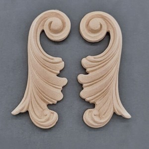 Sæt ornamenter H+V 12x4cm Bøjelig træudskæring fra Woodwill Sæt ornamenter H+V 12x4cm Bøjelig træudskæring fra Woodwill