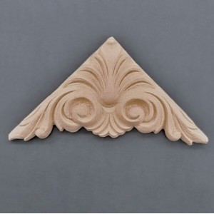Træornament Hjørne 13x13cm Bøjelig træudskæring fra Woodwill