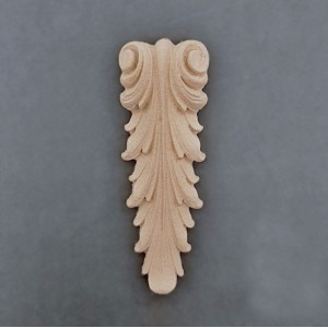 Træ ornament Søjle 11x3.7cm Bøjelig træudskæring fra Woodwill